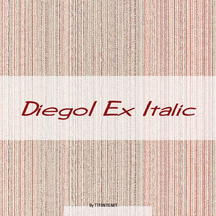 Diego1 Ex Italic example